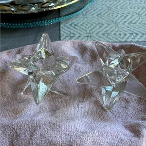 Micky Mouse vintage frame, new gnomes set,glass candle holders!